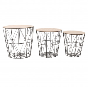 3850574.0005 Стол-корзина, набор из 3х TO4ROOMS