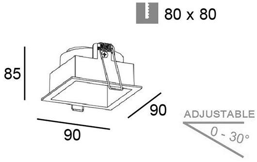 Terzo Light Алюминиевый патрон лампы  V4220000, v4220001  - Вид №2