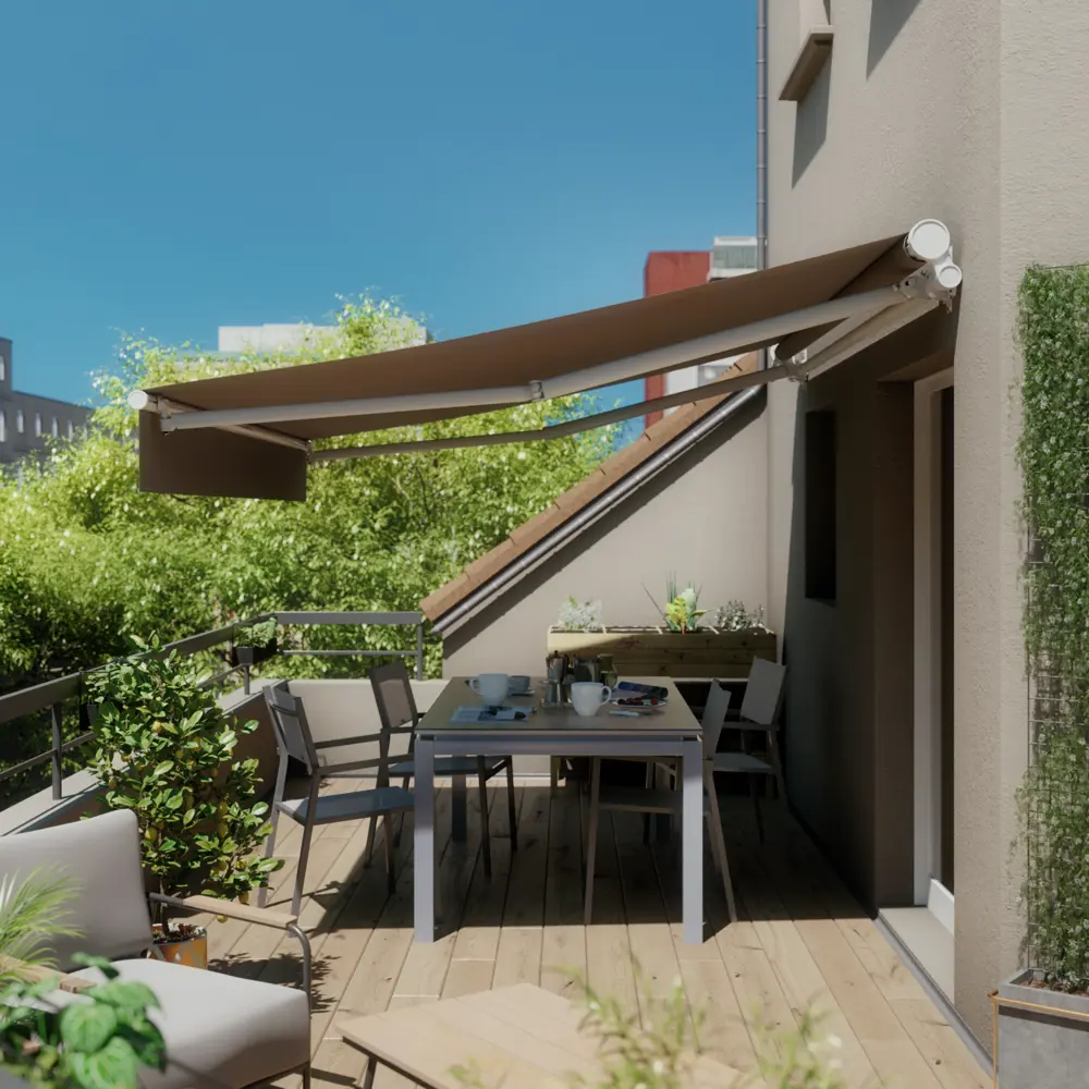 Маркиза механическая Naterial Calima 4x3м цвет серый STLM-2044871 - Вид №9