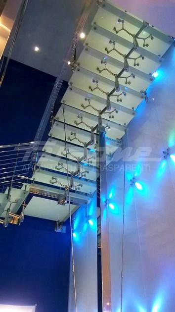 FARAONE Винтовая лестница из нержавеющей стали и закаленного стекла sun-id-1486969 - Вид №7