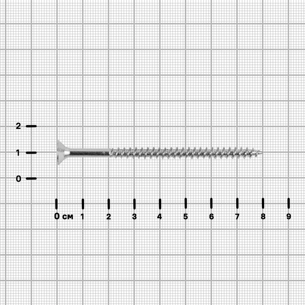 Саморезы Standers универсальные оцинкованные 5×80 мм (1 кг) 89212970 STLM-1437135 - Вид №2
