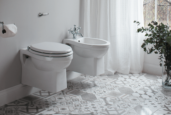 Смеситель для биде на 1 отверстие с донным клапаном [CL13 BLA]  Burlington T15-QT BLA, T1 BLA  - Вид №2