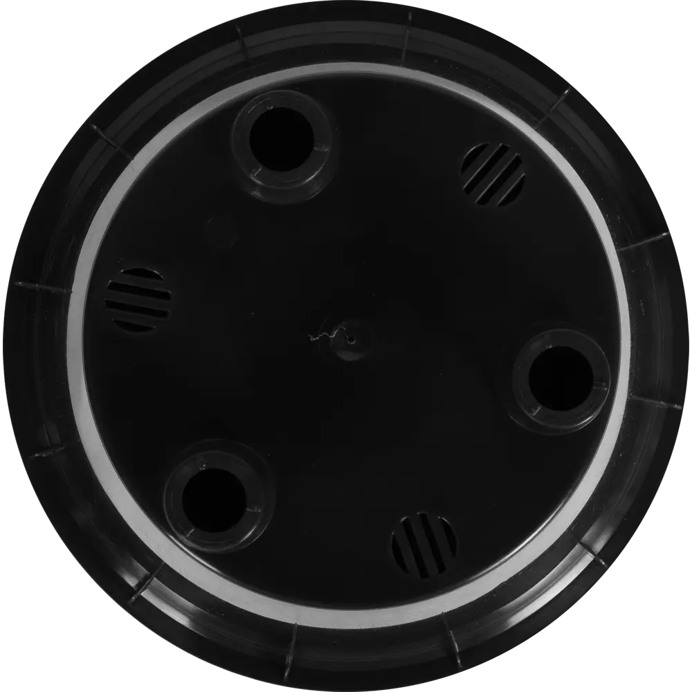 Горшок цветочный Ingreen Фиджи Зигзаг ø20 h18.3 см v4 л пластик чёрный/белый STLM-2114762 - Вид №2