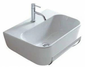 5402 Подвесная раковина настенная овальная Galassia MEG11 белая