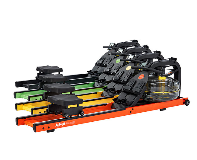 Гребной тренажер first degree fitness neon plus - зеленый First Degree Fitness sun-id-2068367 - Вид №2