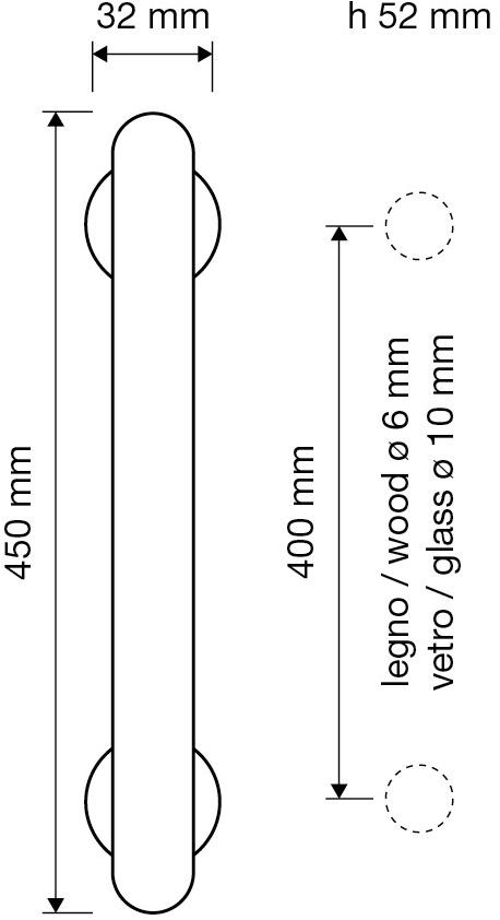 LINEA CALI' Ручка из латуни Chic 1670 mn - Вид №1