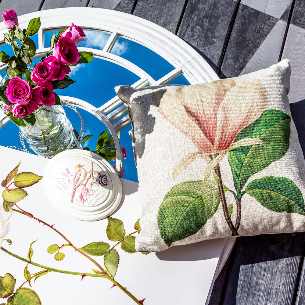 2718954 Интерьерная подушка «Цветочный перфоманс», версия 7 Object Desire  - Вид №1