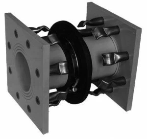 SANIT 615633 Стенка втулки PP, прямой односторонний фланец, втулка дюбели оцинкованную сталь / V4A