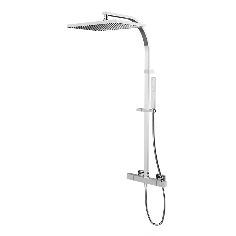 60449600 PREMIUM Хром душ термостатический с колонкой Хром GRB MIXERS 