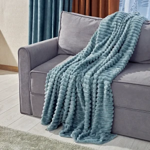 Плед Agata 150x200 см жаккард цвет зеленый