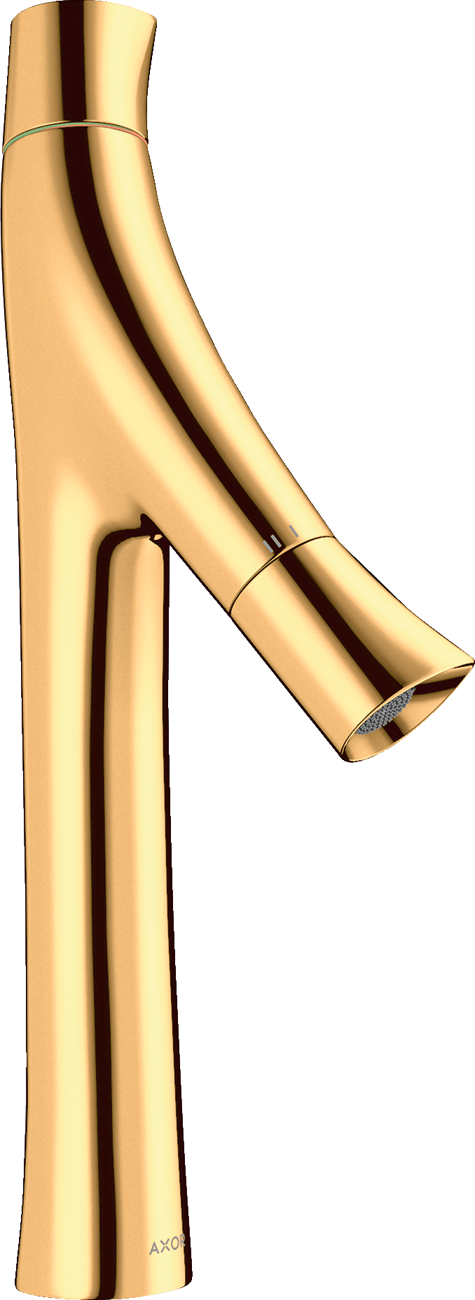 12012990 Смеситель для раковины, 2 ручки, 170, для умывальников, со сливным гарнитуром AXOR STARCK ORGANIC