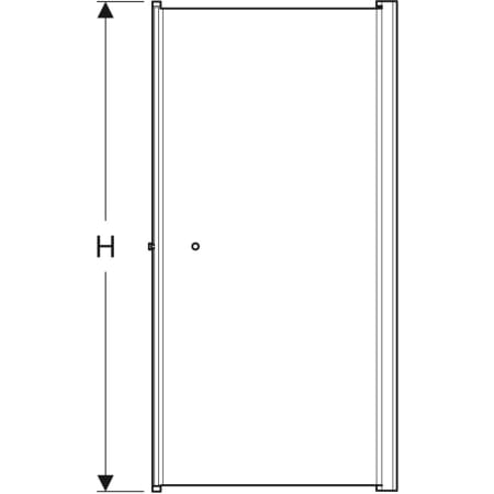 500.913.00.5 Прямоугольная душевая перегородка IDO Showerama 10-02 Geberit  - Вид №3