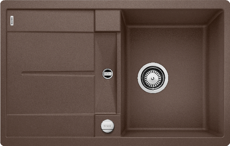 519088 Кухонная мойка Blanco Metra 45 S-F кофе  Blanco Metra Кофе - Вид №5