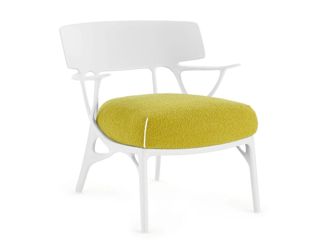 Кресло из переработанного инженерного пластика с подлокотниками Kartell A. I ARCH-00055522 - Вид №1