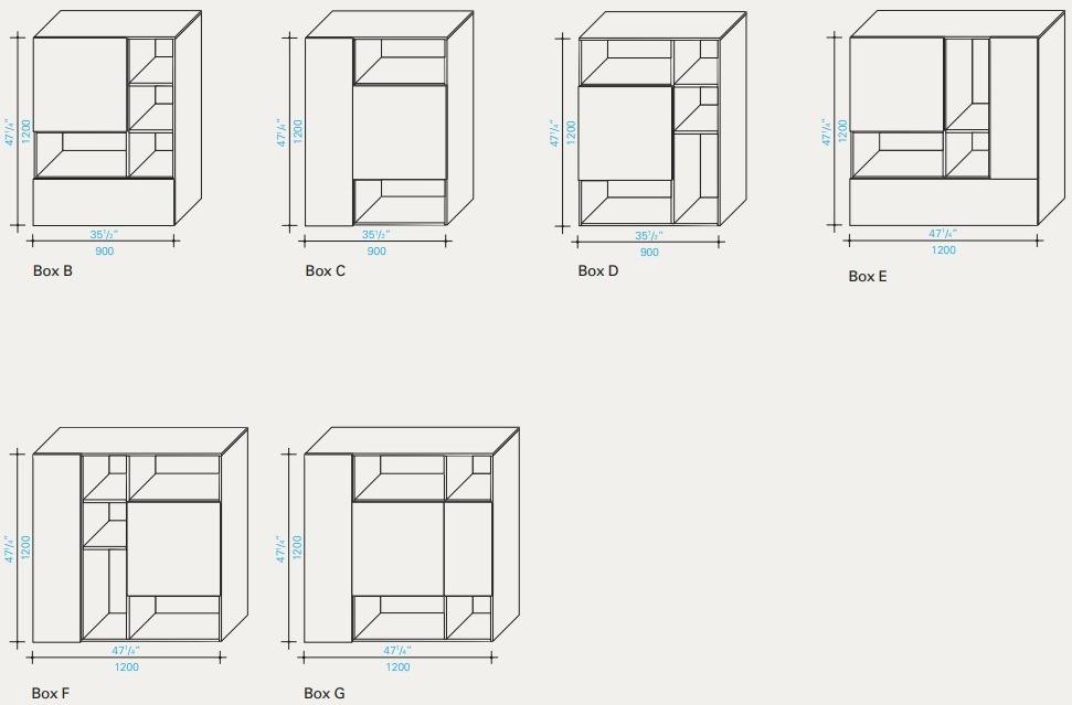 Lema Модульный подвесной буфет с распашными дверцами T030 sun-id-1505353 - Вид №13