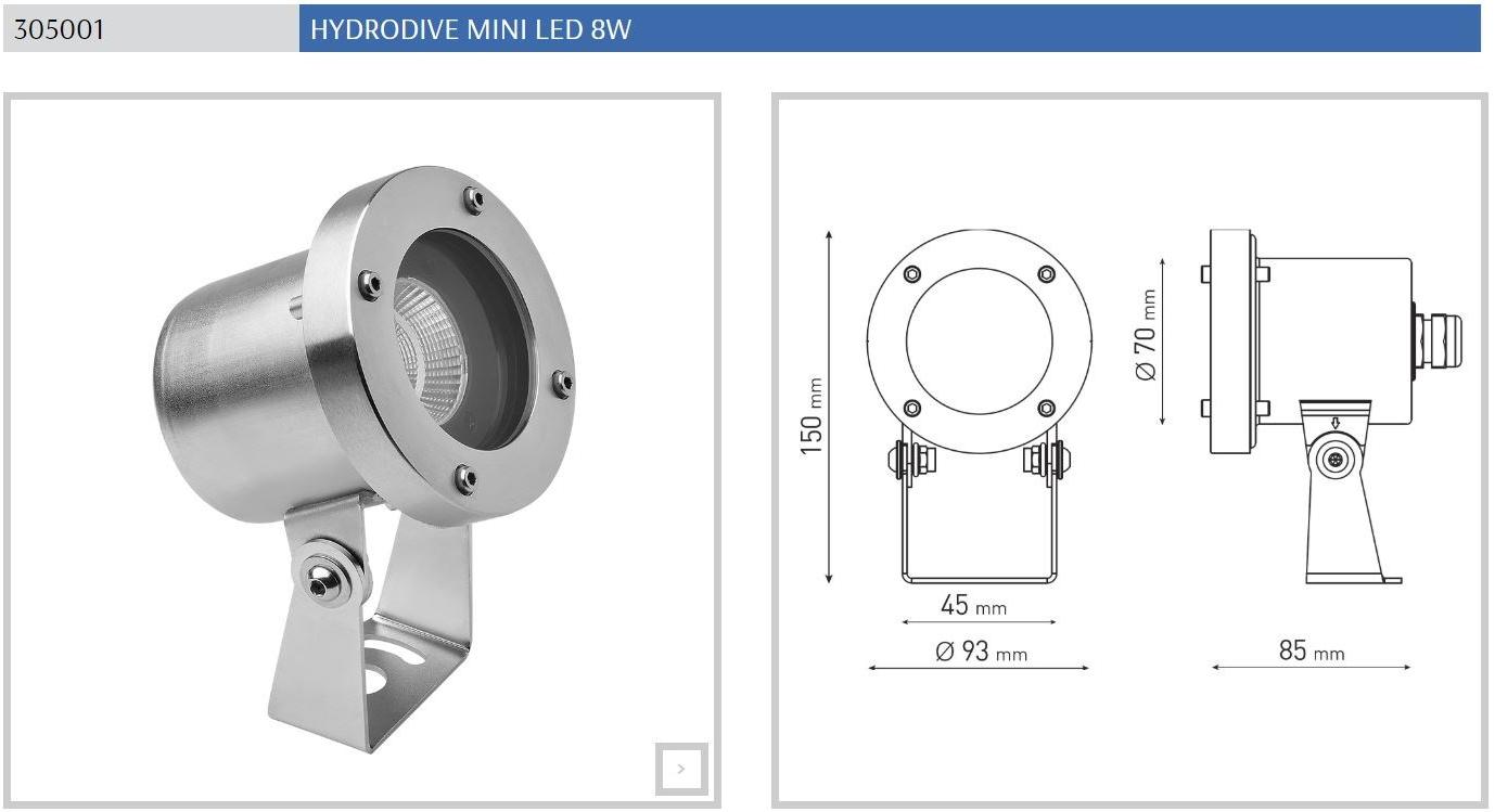 PUK Иммерсионная лампа с системой RGB из нержавеющей стали sun-id-1457278 - Вид №4