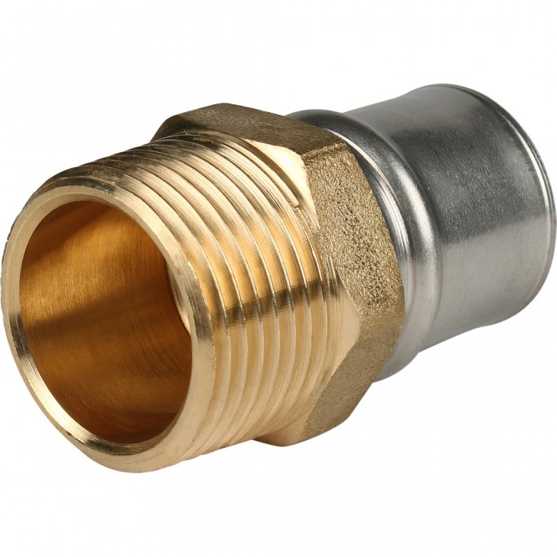 Муфта переходная STOUT 26х1" НР под пресс SFP0001000126 - Вид №2