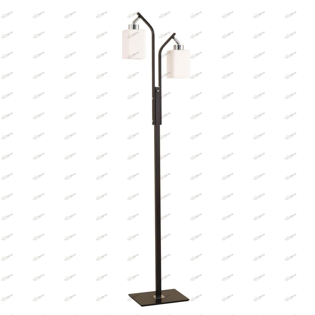 Торшер со стеклянным плафоном на 2 лампы коричневый "Маркус" CL123921 CITILUX МАРКУС 00-3908536 Коричневый 