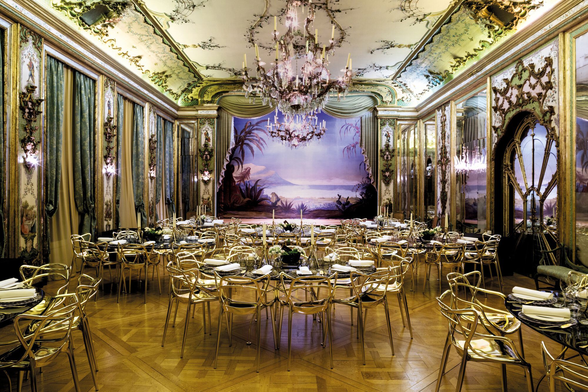 Штабелируемый стул из инженерного пластика с подлокотниками Kartell Masters ARCH-00054309 - Вид №8