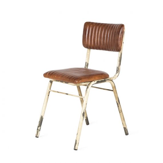 080205 Стул с кожаным сиденьем Francisco Segarra Romina Santreyd - Вид №2