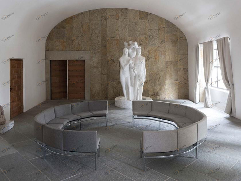 Luxy Изогнутый модульный диван из ткани Ponte sun-id-1503206