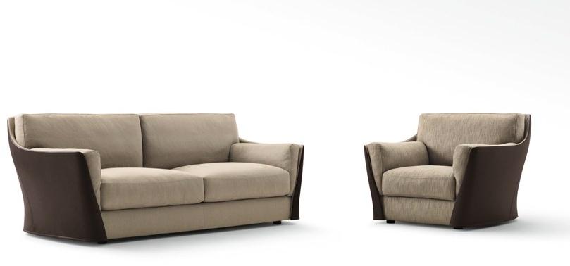 Giorgetti Кресло из ткани со съемным чехлом с подлокотниками Vittoria sun-id-1481455 - Вид №1