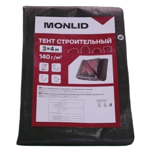 Строительный тент Monlid 3×4 м с усиленной защитой от непогоды 89419075