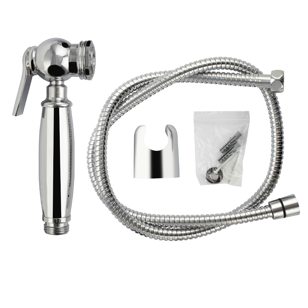 GFmark - Набор биде, гигиенический "Люкс", металлический, хромированный, код: 00008  - Вид №2