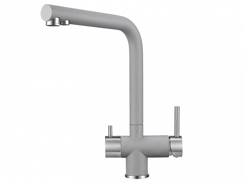 2305, АЛЮМИНИУМ, СМЕСИТЕЛЬ КУХОННЫЙ GRANULA 2305-ST83 - Вид №1