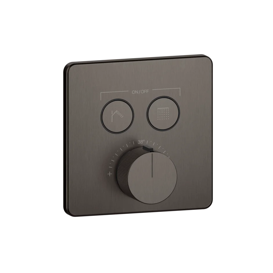 Смеситель для душа 38718 707 Gessi Hi-fi ЧЕРНЫЙ МЕТАЛЛ BR. PVD 38718707