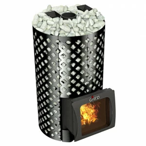 Печь для бани GRILL'D Violet World Romb Short Window Max с закрытой каменкой