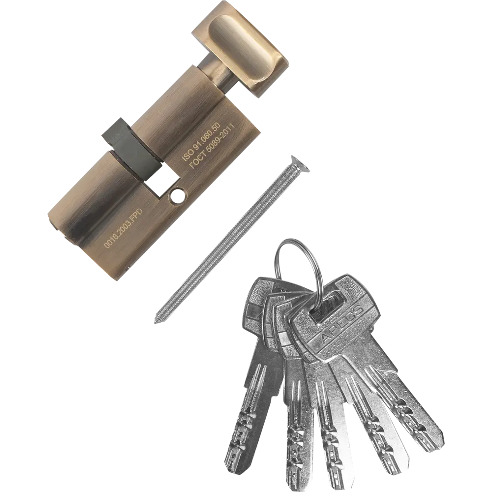 Цилиндровый механизм APECS Pro LM-70-C-AB бронза с вертушкой 84168035 SM STLM-0046651 - Вид №1