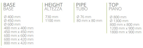 Vela Arredamenti Железная основа стола Weld sun-id-1483782 - Вид №1