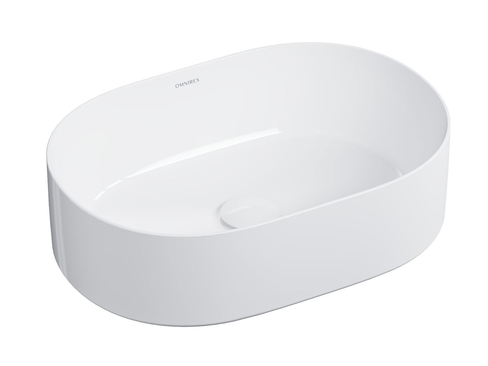 Овальный умывальник из керамических материалов OMNIRES Mesa ARCH-00031230