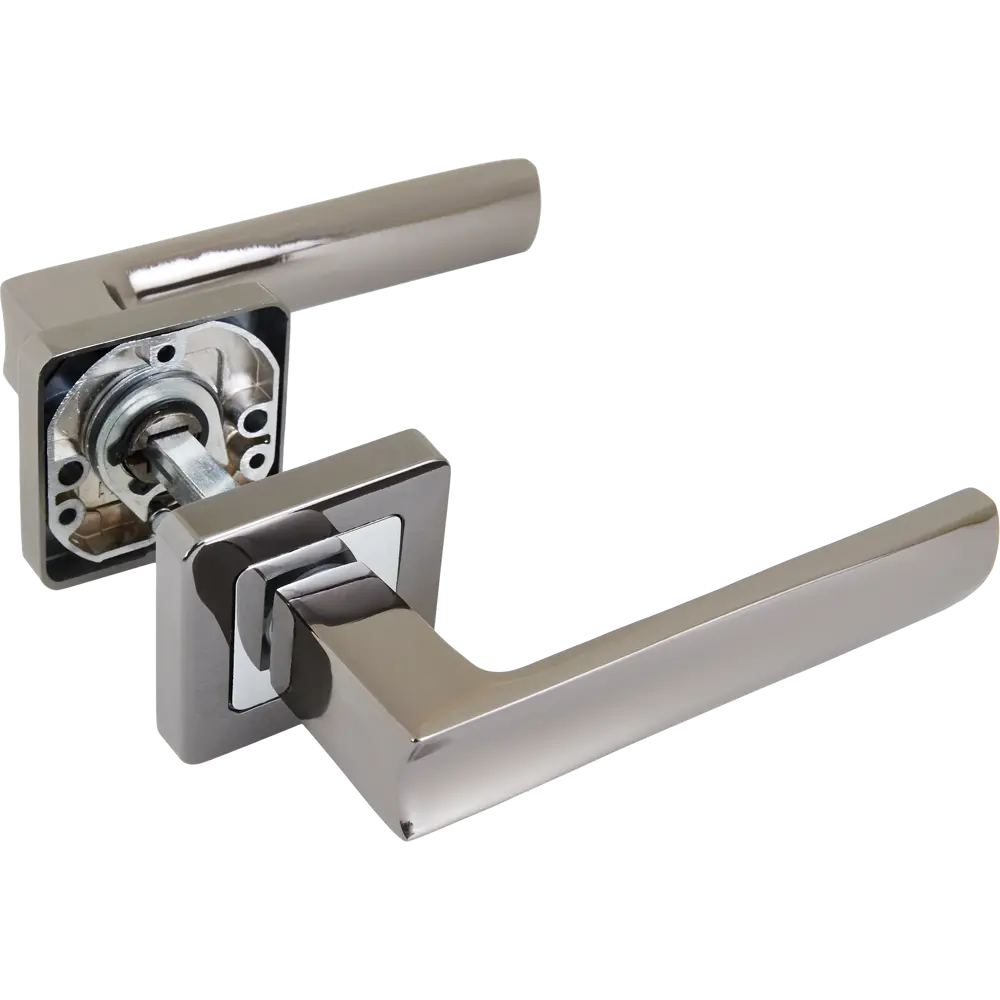 Дверные ручки AL 152 F комплект цвет графит 85224944 STLM-2182962 Santreyd 