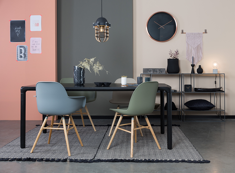 Ваза каменная Fajen Marble черная Zuiver 8200034 - Вид №2