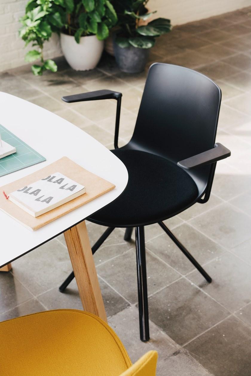 ENEA Вращающееся кресло из ткани с подлокотниками Lottus sun-id-1465274 - Вид №4