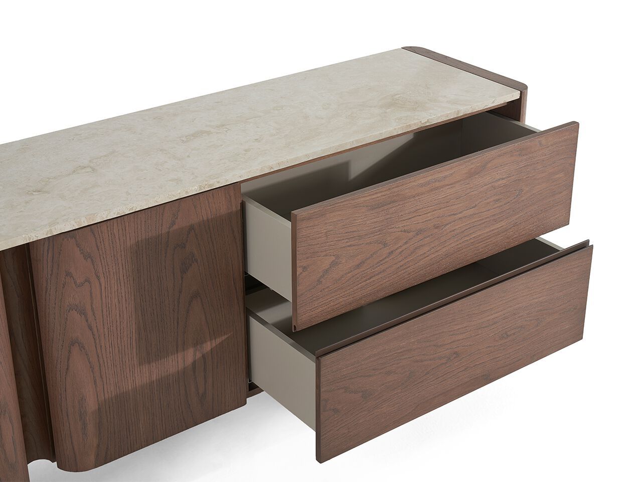 Деревянный шкаф с распашными дверцами и ящиками NDESIGN Ezora ARCH-00015301 - Вид №3