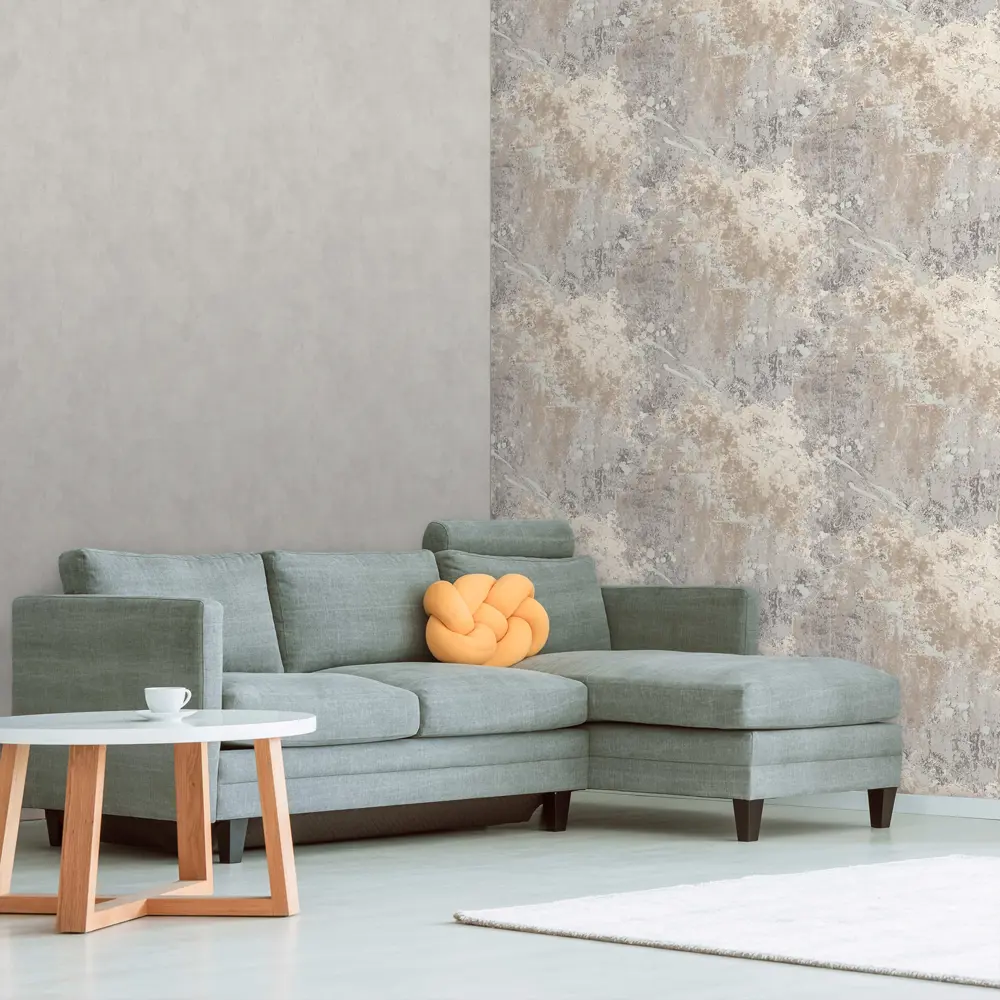 MONTE SOLARO Paint - серые флизелиновые обои для элегантного интерьера 86549305 STLM-0069977 - Вид №3