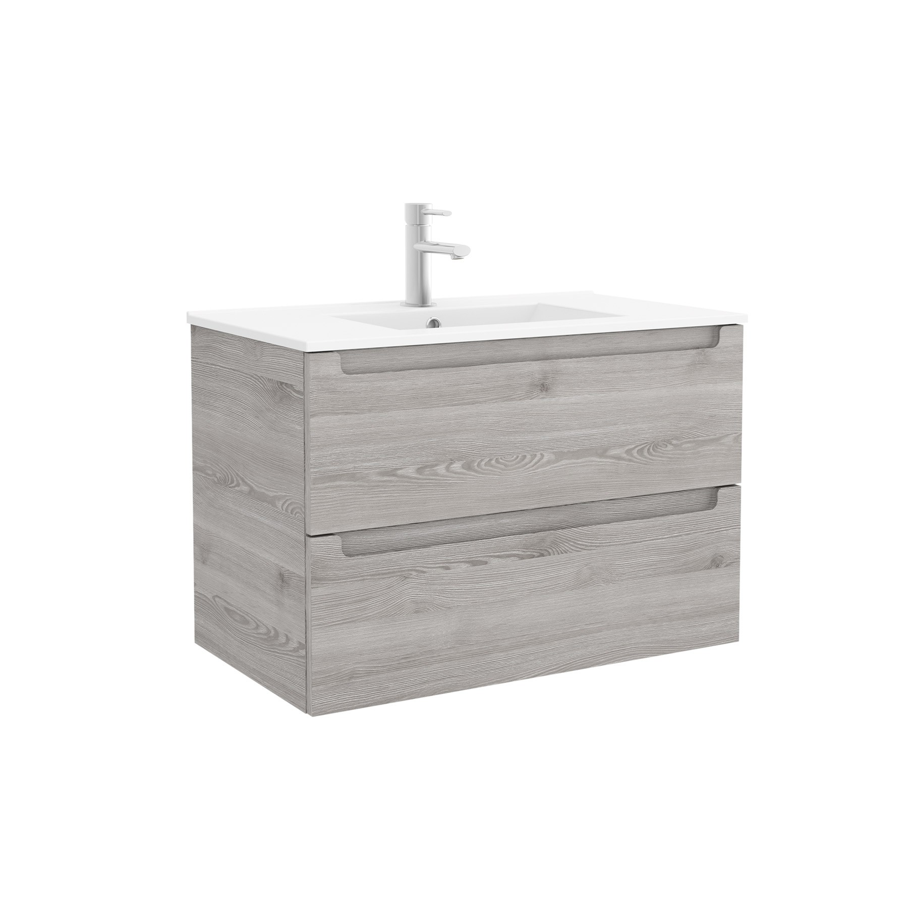 23933 SALGAR Мебель под умывальник MONTERREY 800 2 металлических ящика BAY PINE 797 x 540 x 450 мм Лавровая сосна  - Вид №1