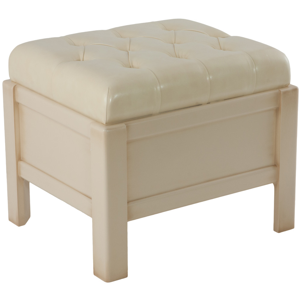 11099 Банкетка Лотос 4 Айвори Ваниль BOGACHO 4627138157626 - Вид №4