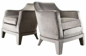 Promemoria Кресло с обивкой из ткани с подлокотниками