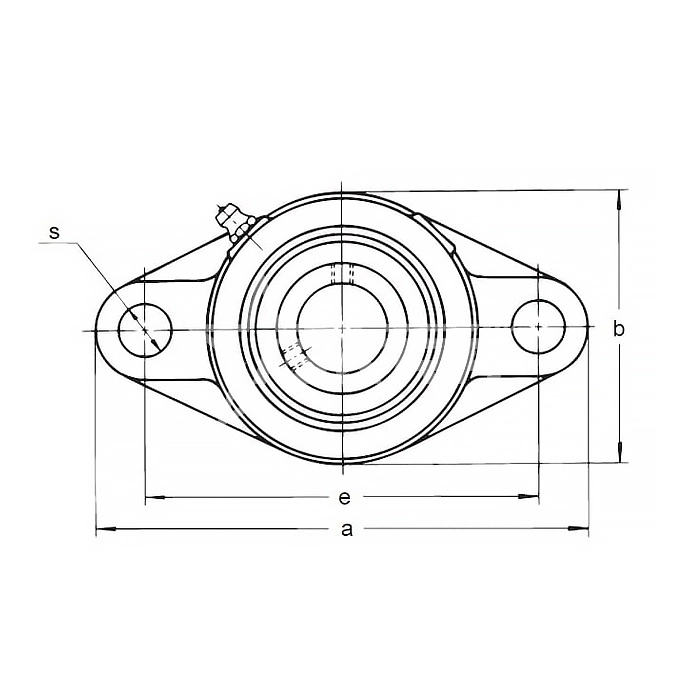IS2000 Подшипниковый узел UFL006 ISKRA  - Вид №1