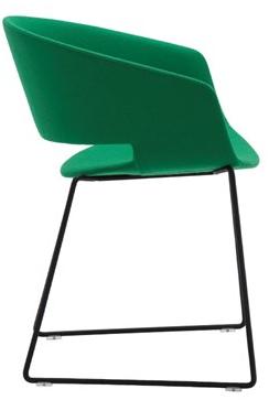 Andreu World Кресло-санки с обивкой Ronda So0453 - Вид №6