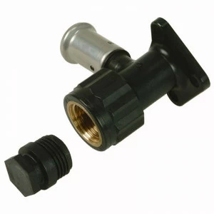 Водорозетка пресс-В PVDF HENCO 16x1/2"