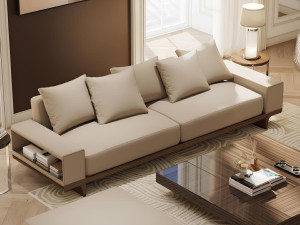 Диван с журнальной стойкой на 3 места