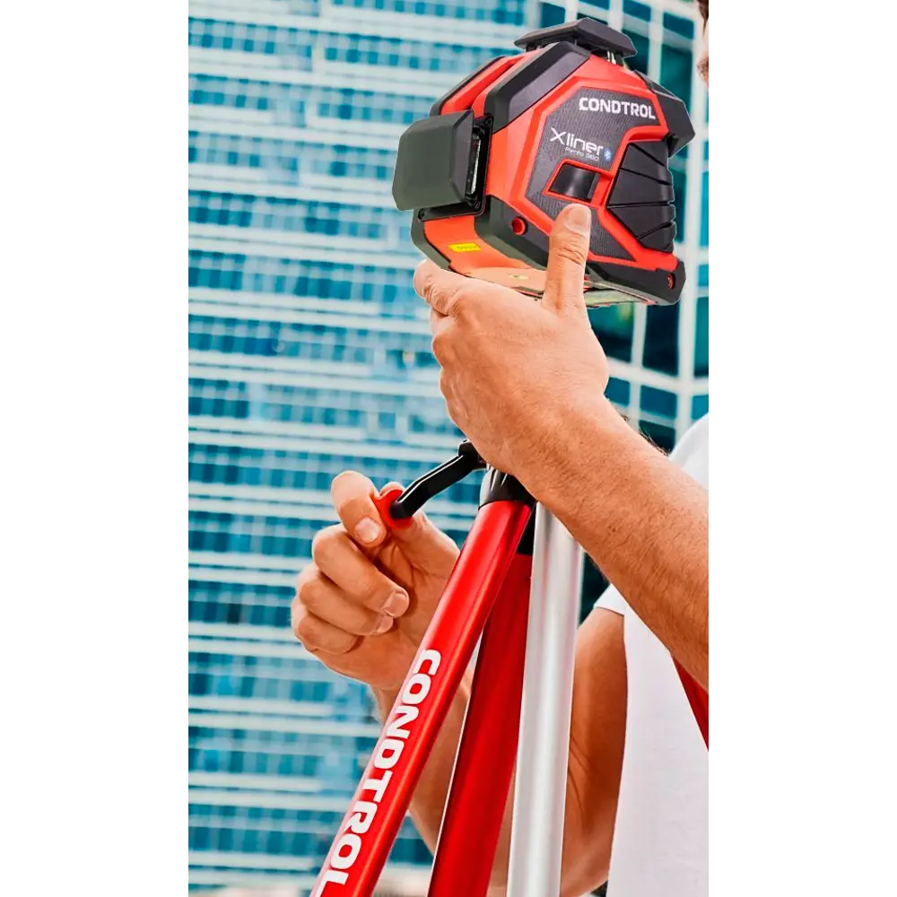 Уровень лазерный Condtrol Xliner Pento 360 с перекрестными лучами STLM-2131762 - Вид №4