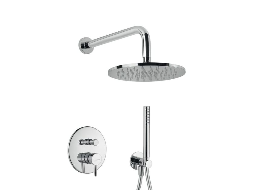 Хромированный латунный смеситель для душа с переключателем Bugnatese K-Line ARCH-00002007