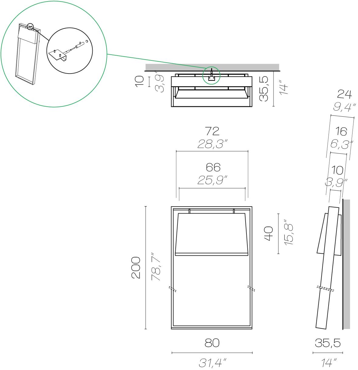 Contardi Лампа заземления Frame sun-id-1501587 - Вид №2