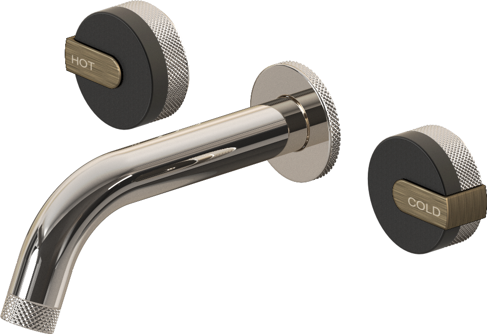 E-11530-R1BK-L1VBB-PN Смеситель для умывальника из 19,1см носикем (внешняя часть) GRAFF MOD+